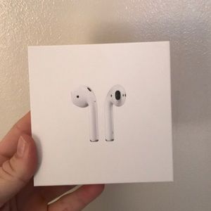 Brand new AirPods. Never used with box